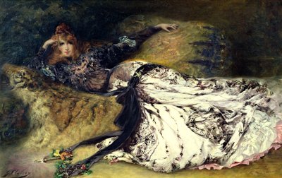 Sarah Bernhardt (1844-1923), 1871 by Georges Clairin